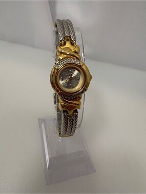 Jaclyn Smith Two-Tone Gold and Silver Women's Bracelet Watch